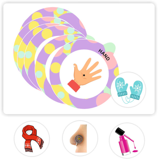 Round Velcro Activity Book Bodyparts Book - Image 4