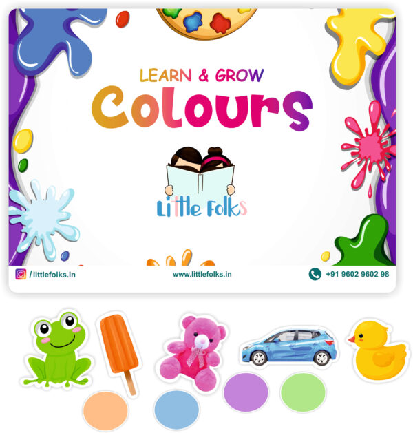 Velcro Activity books Colours Book