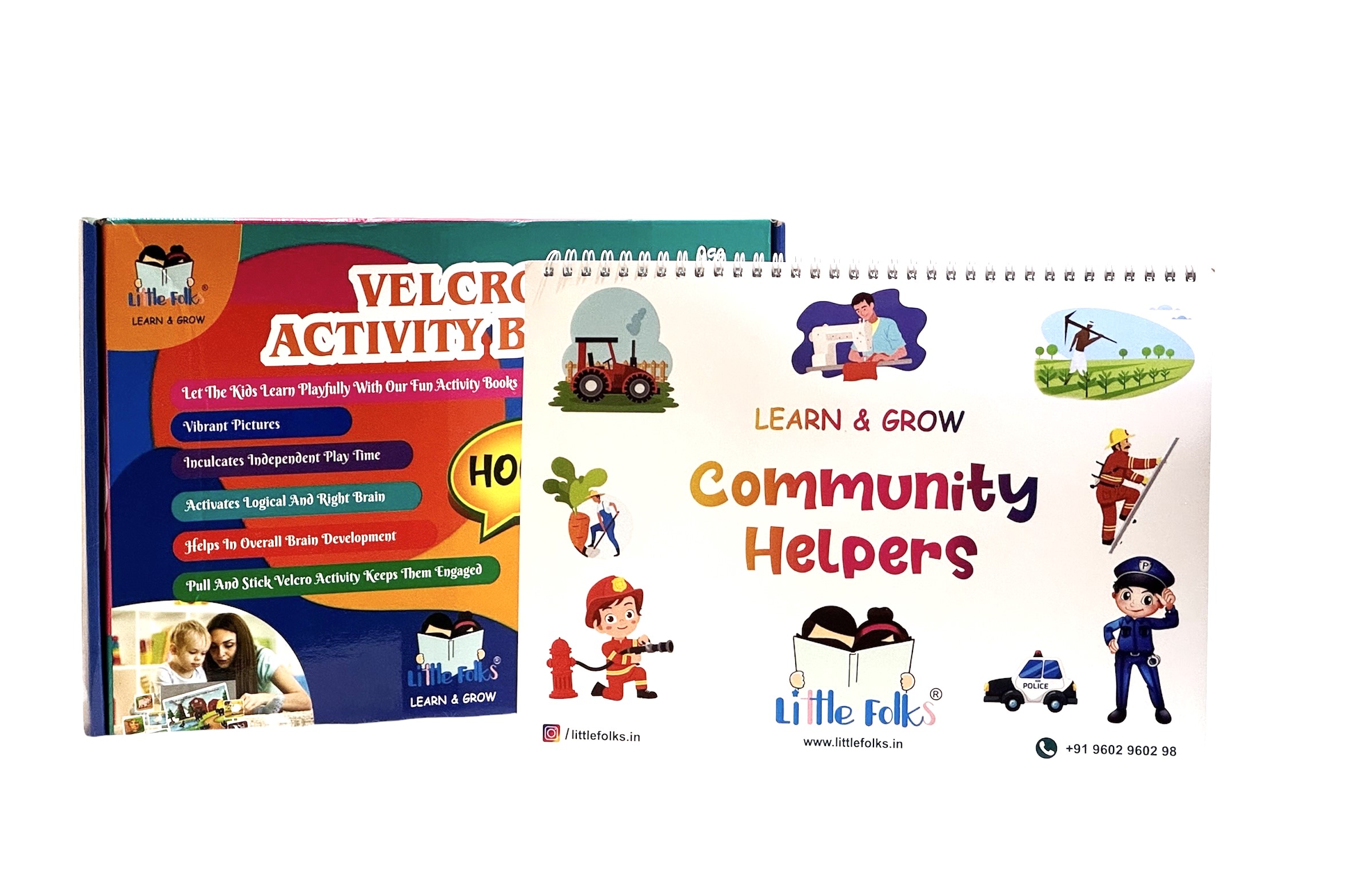 Velcro Activity Book Community Helpers Book - Image 6