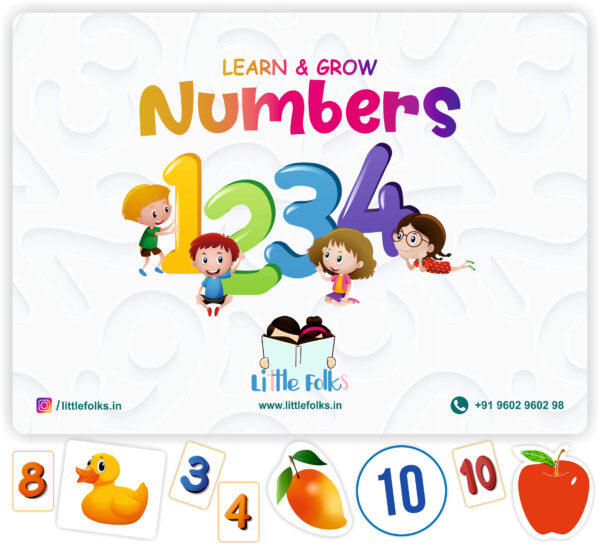 Velcro activity Books Numbers Book
