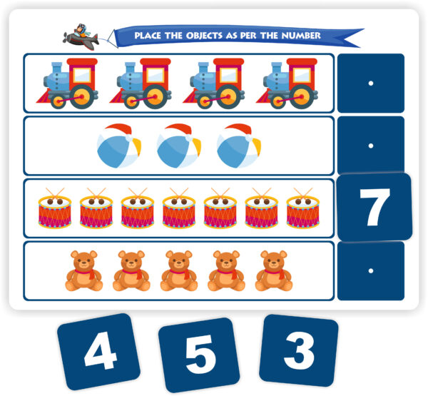 Velcro activity Books Numbers Book - Image 5
