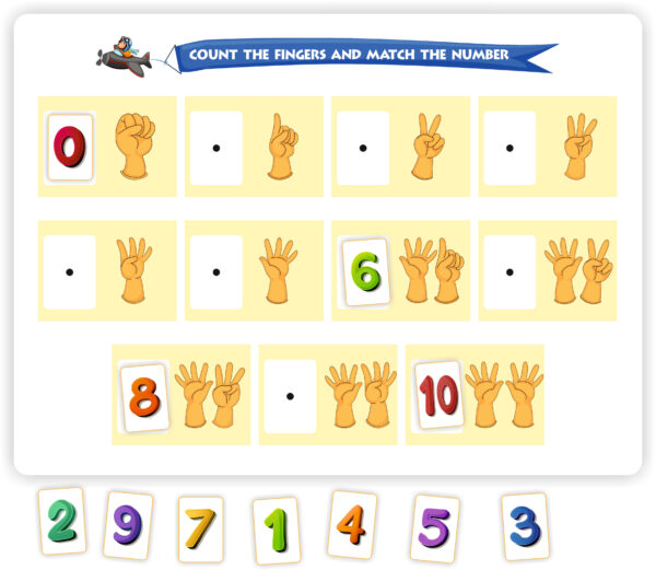 Velcro activity Books Numbers Book - Image 3